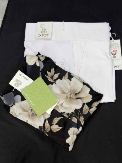 Mens Korean Style Floral Shirt With White Trouser COMBO